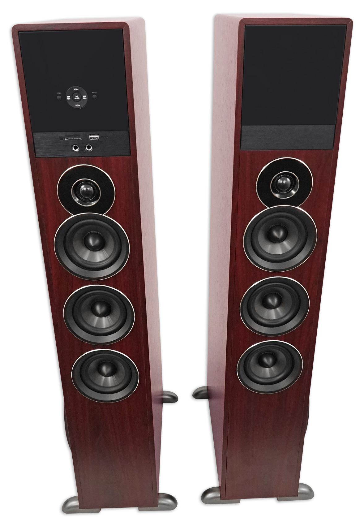 Rockville TM150C Bluetooth Home Theater Tower Speaker System (2) 10" Subwoofers!