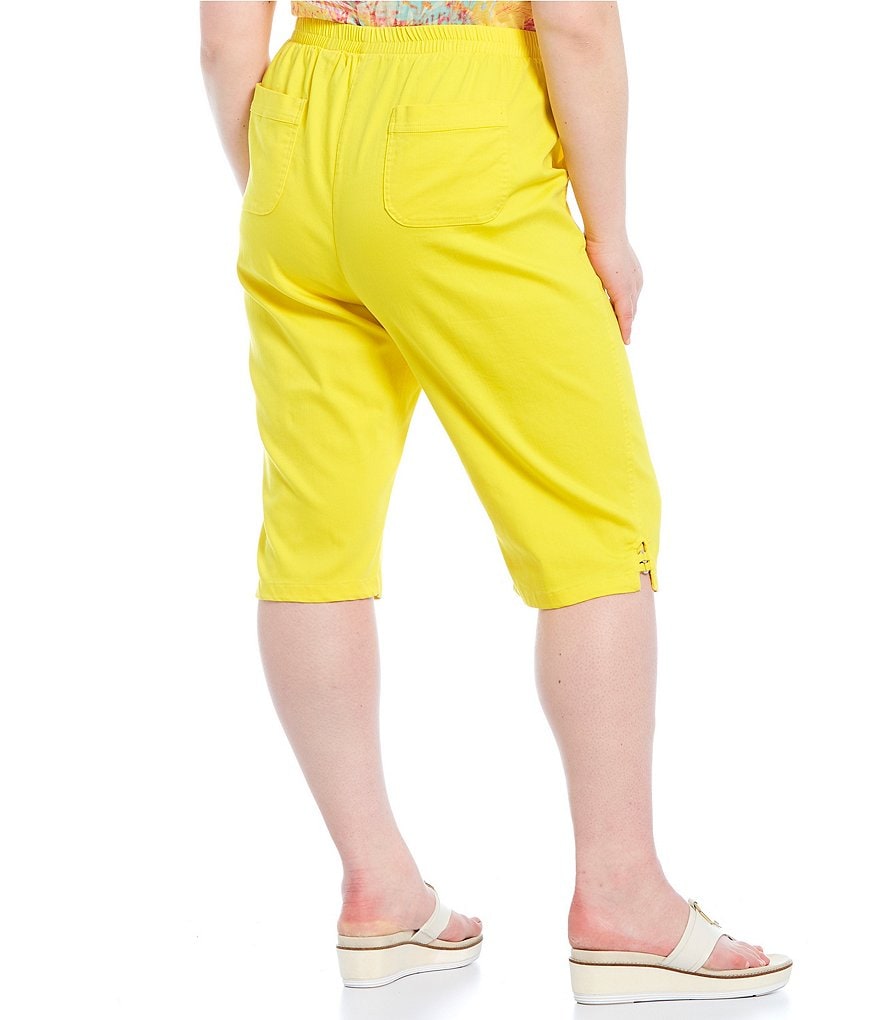 Vince Camuto Plus Size Tencel Drawstring Shorts