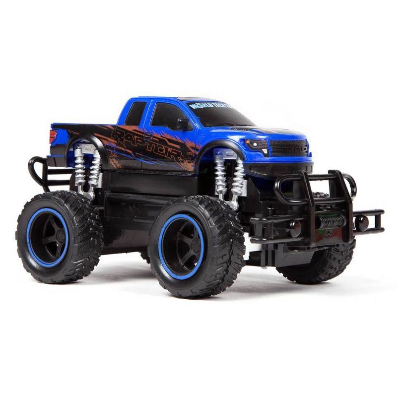 World Tech Toys Ford F-150 SVT Raptor Police Pursuit RTR Electric RC Monster Truck - 1:24 Scale - Double Pack