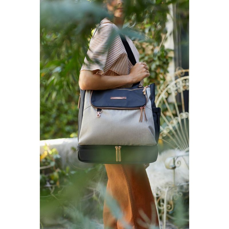Petunia Pickle Bottom Pivot Diaper Bag- Sand/Black