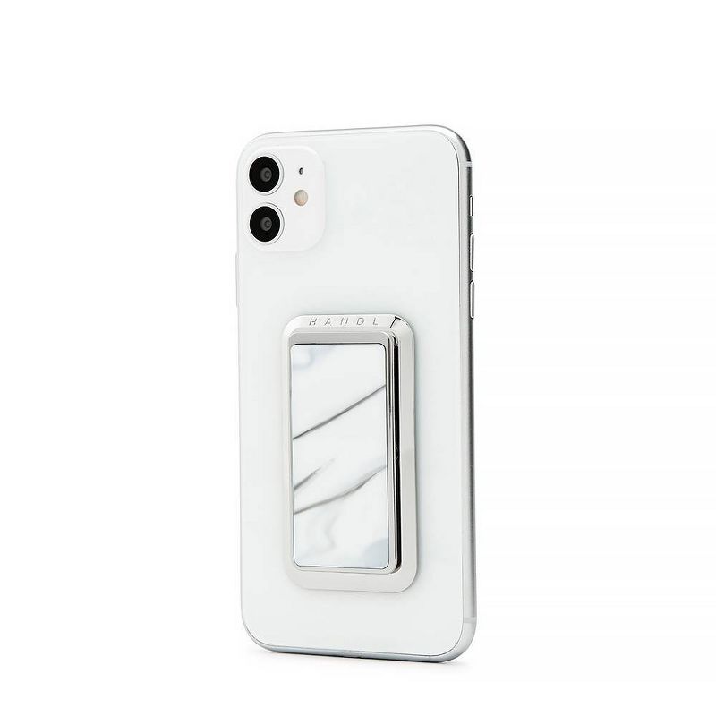 HANDLstick Marble Phone Grip - White