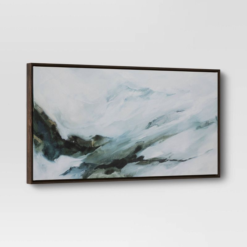 47" x 24" Abstract Mountain Framed Canvas - Project 62™