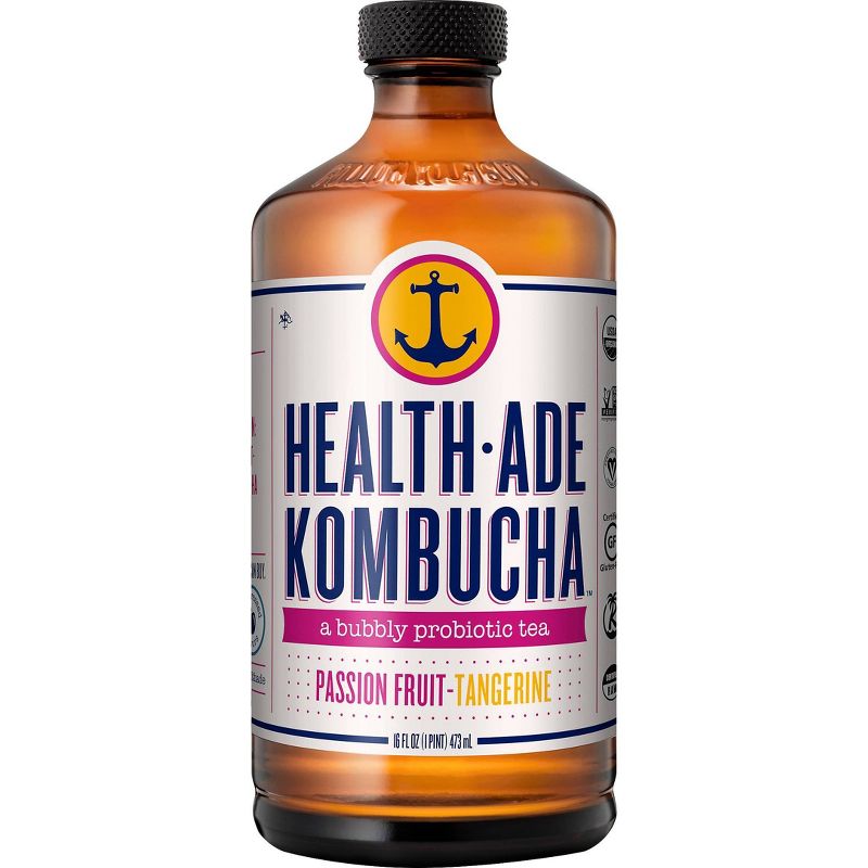 Health-Ade Passion Fruit Tangerine Kombucha - 16 fl oz