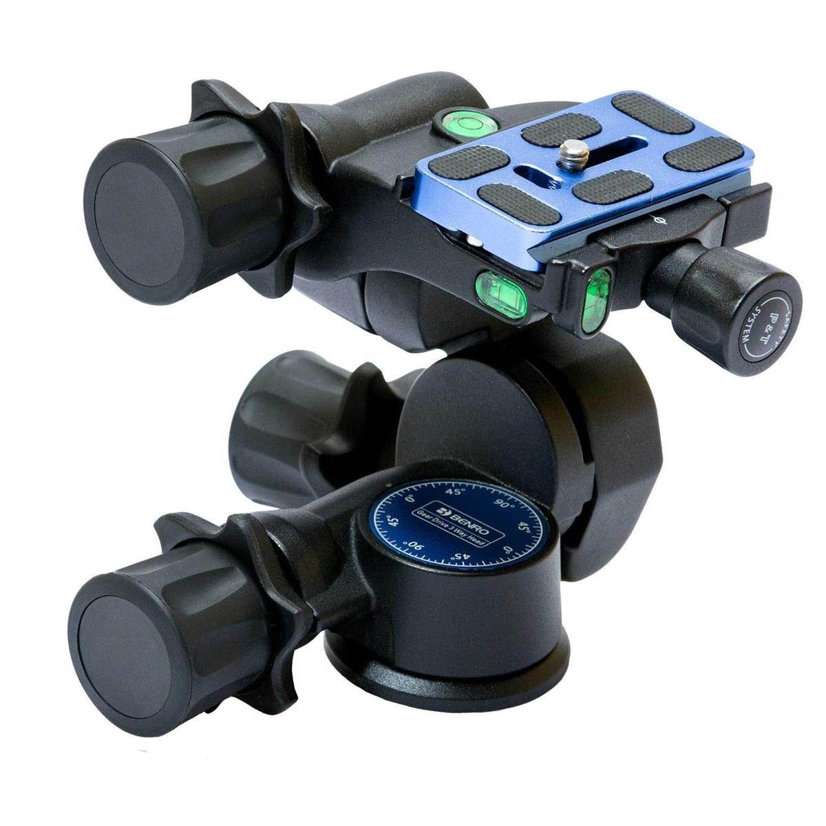 Benro GD3WH Precision Geared Tripod Head