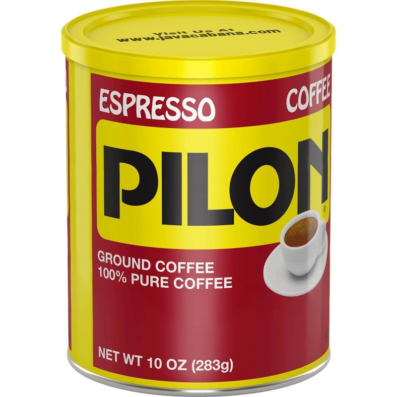 Pilon Espresso 100% Pure Dark Roast Ground Coffee - 10oz