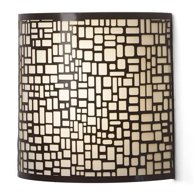 It's Exciting Lighting IEL-2901 Battery Powered Indoor LED London Barrel Wireless Wall Lighting Scone, Amber