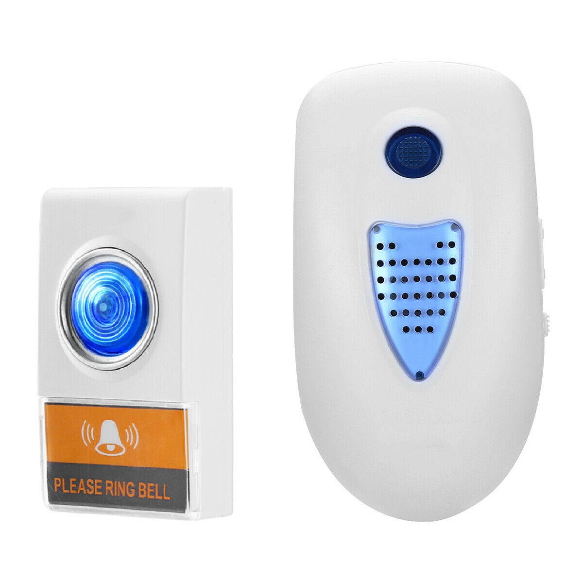 Wireless Door Bell Doorbell Loud Chime LED Flash  Transmitter + Receiver