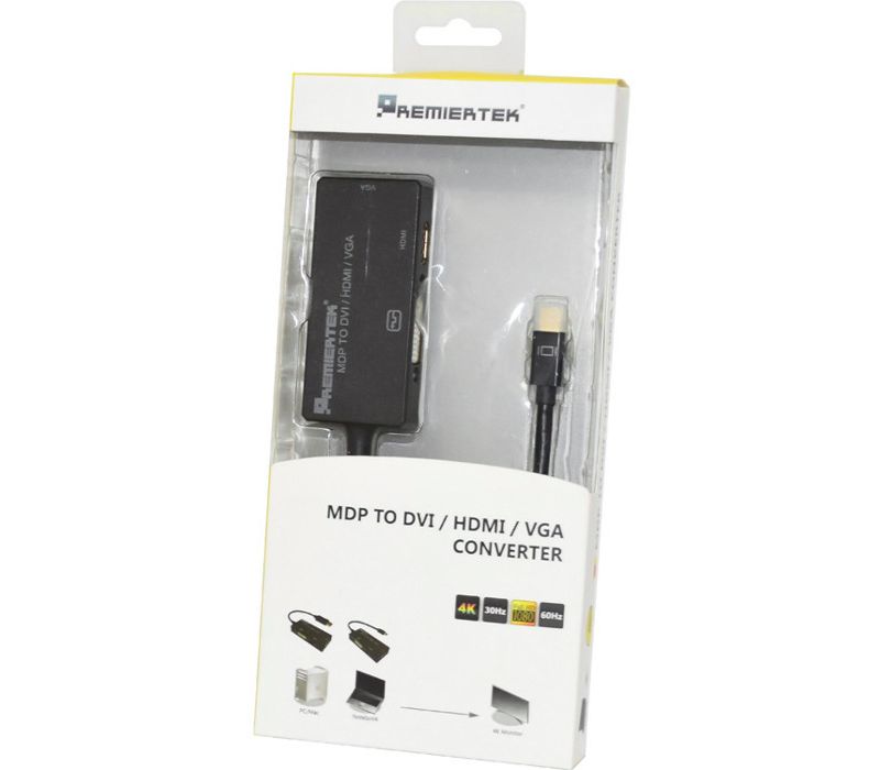 Premiertek DisplayPort DP 1.2 to HDMI 2.0 Converter Adapter