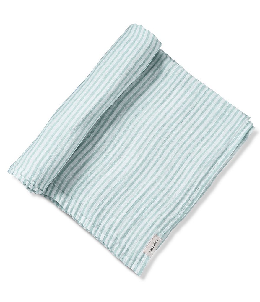 Pehr Baby Stripes Away Organic Cotton Swaddle Blanket