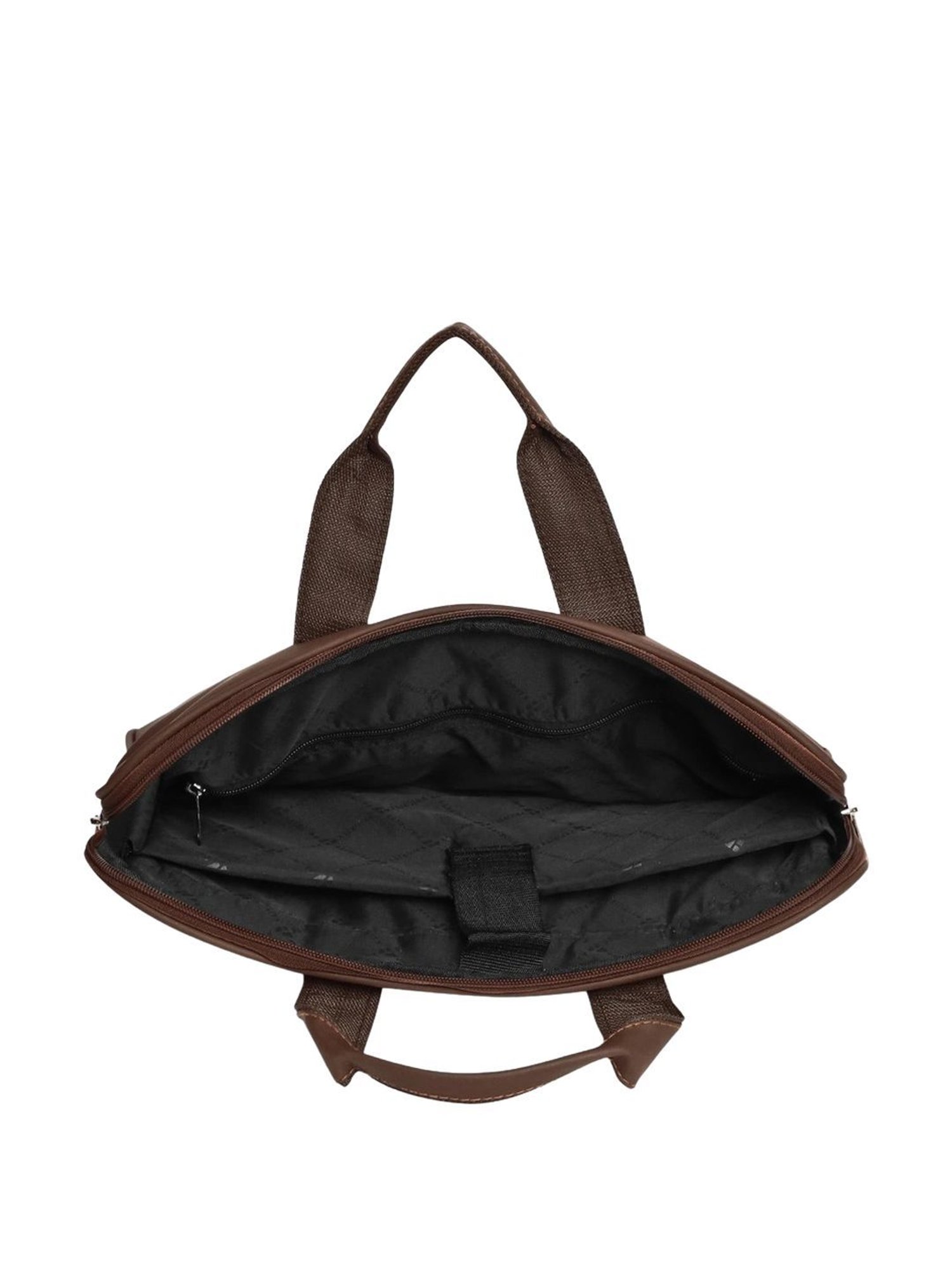 Priority Brown Synthetic Large Messenger Bag