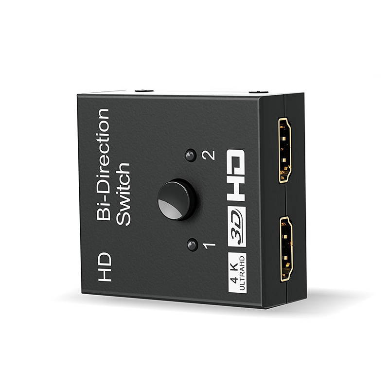 4K Bi-Direction HDMI 2.0 Cable Switch Switcher Splitter Hub HDCP 2x1 1x2 In Out