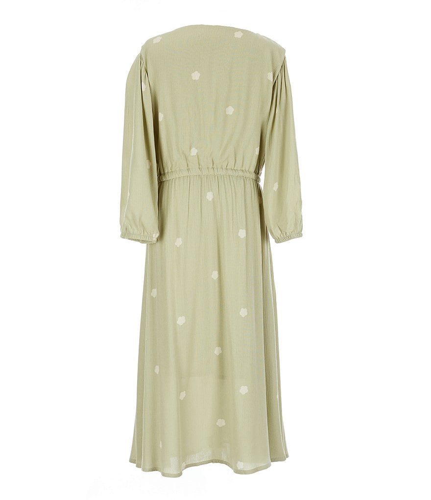 Rare Editions Big Girls 7-16 Printed Chiffon Tiered Maxi Dress