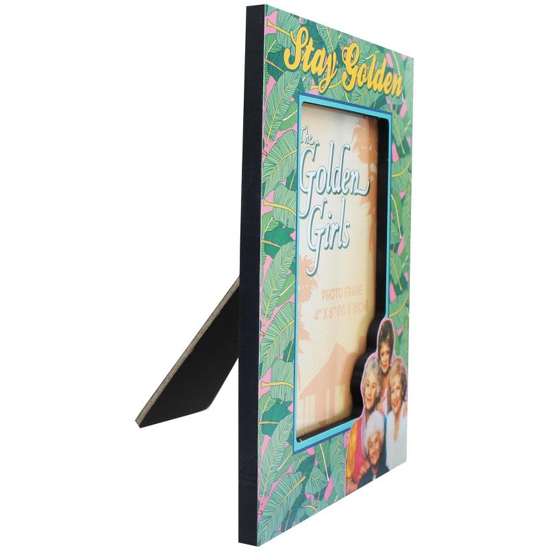 Silver Buffalo Golden Girls Stay Golden 4 x 6 Inch Die Cut Photo Frame
