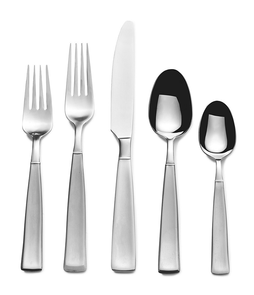Towle Silversmiths 53-Piece Satin Balance Stainless Steel Flatware Set