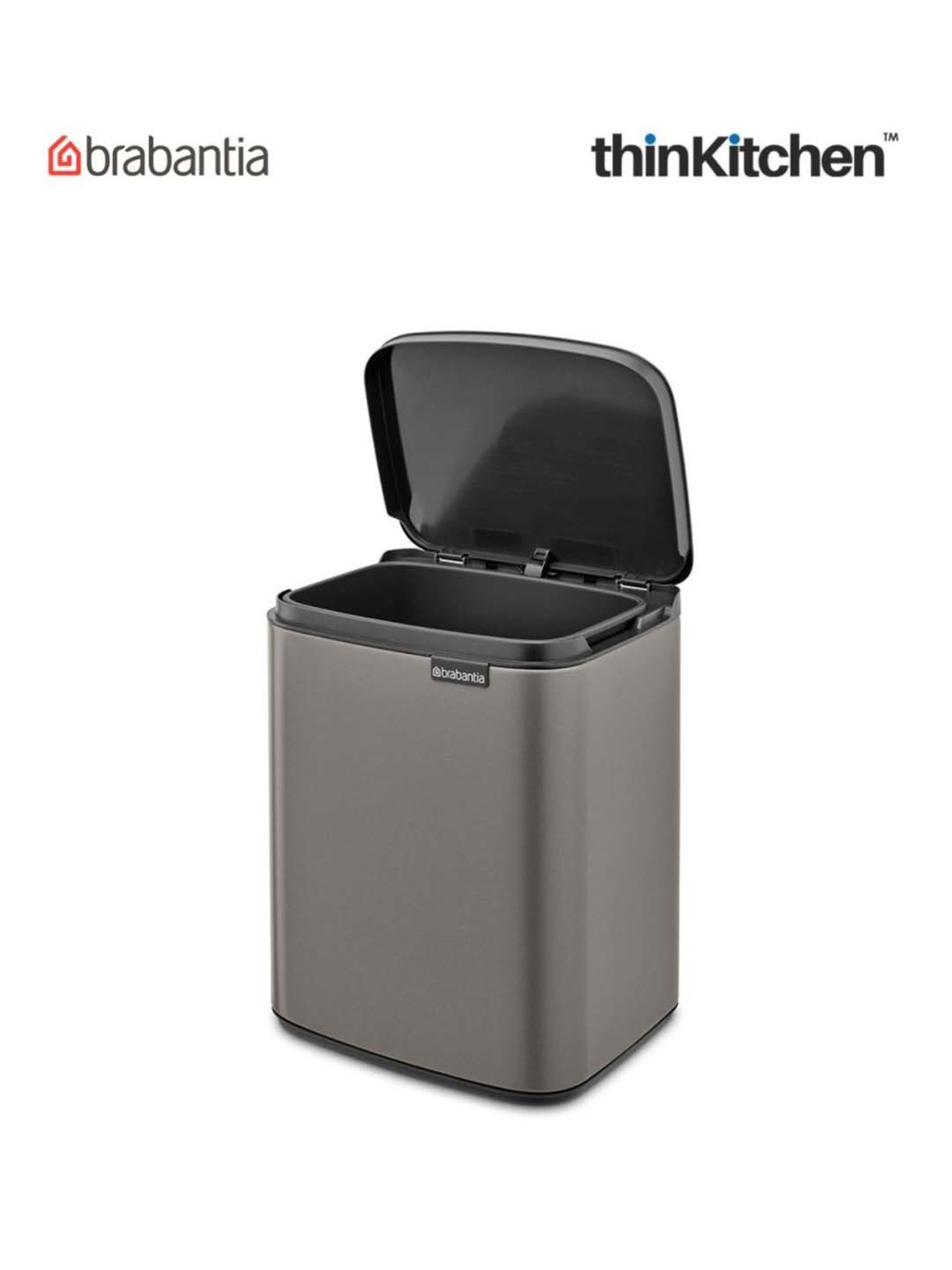 Brabantia Green Plastic Sort & Go Waste Bin (3 L)