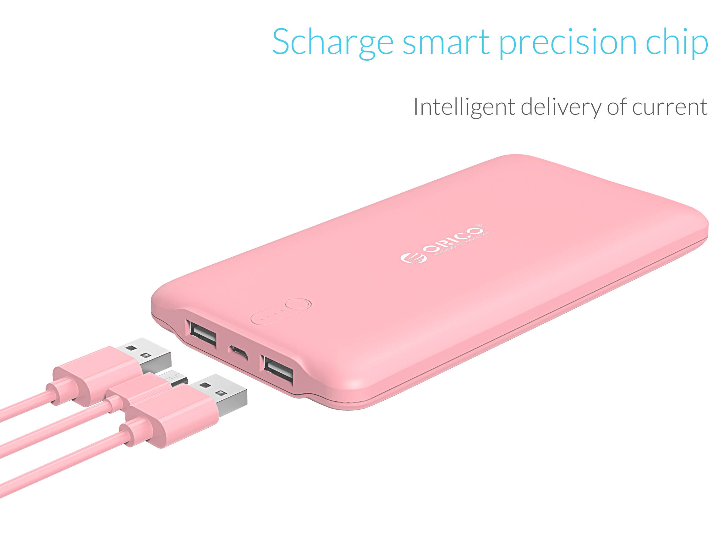 ORICO  Ultra Slim High Capacity Travel Battery Portable 10000mAh Pack Power Bank Dual USB 5V2.4A Charger with LED Power Indicator
Technology for iPhone, Samsung Galaxy and More -White (D10000)