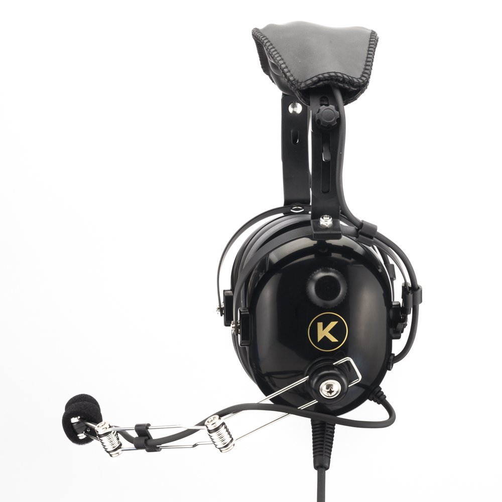 KORE AVIATION P1 Series PNR Pilot Aviation Headset - Black