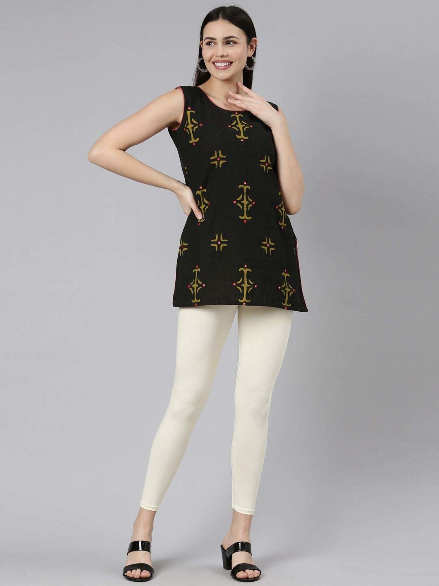 JCSS Cream Cotton Leggings