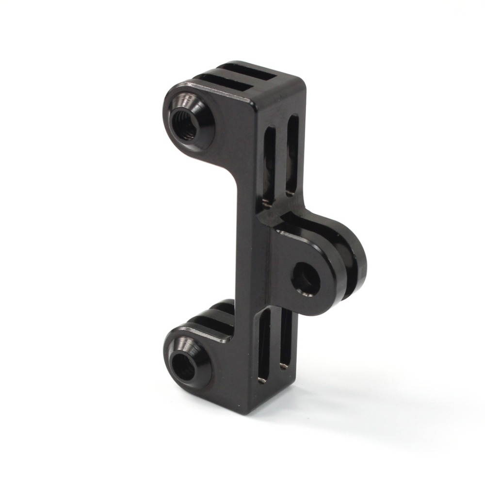 Double Dual Bracket Tripod Holder Handle Mount Adapter for Gopro Hero 4 / 3+ / 3 SJ4000 Xiaomi Yi