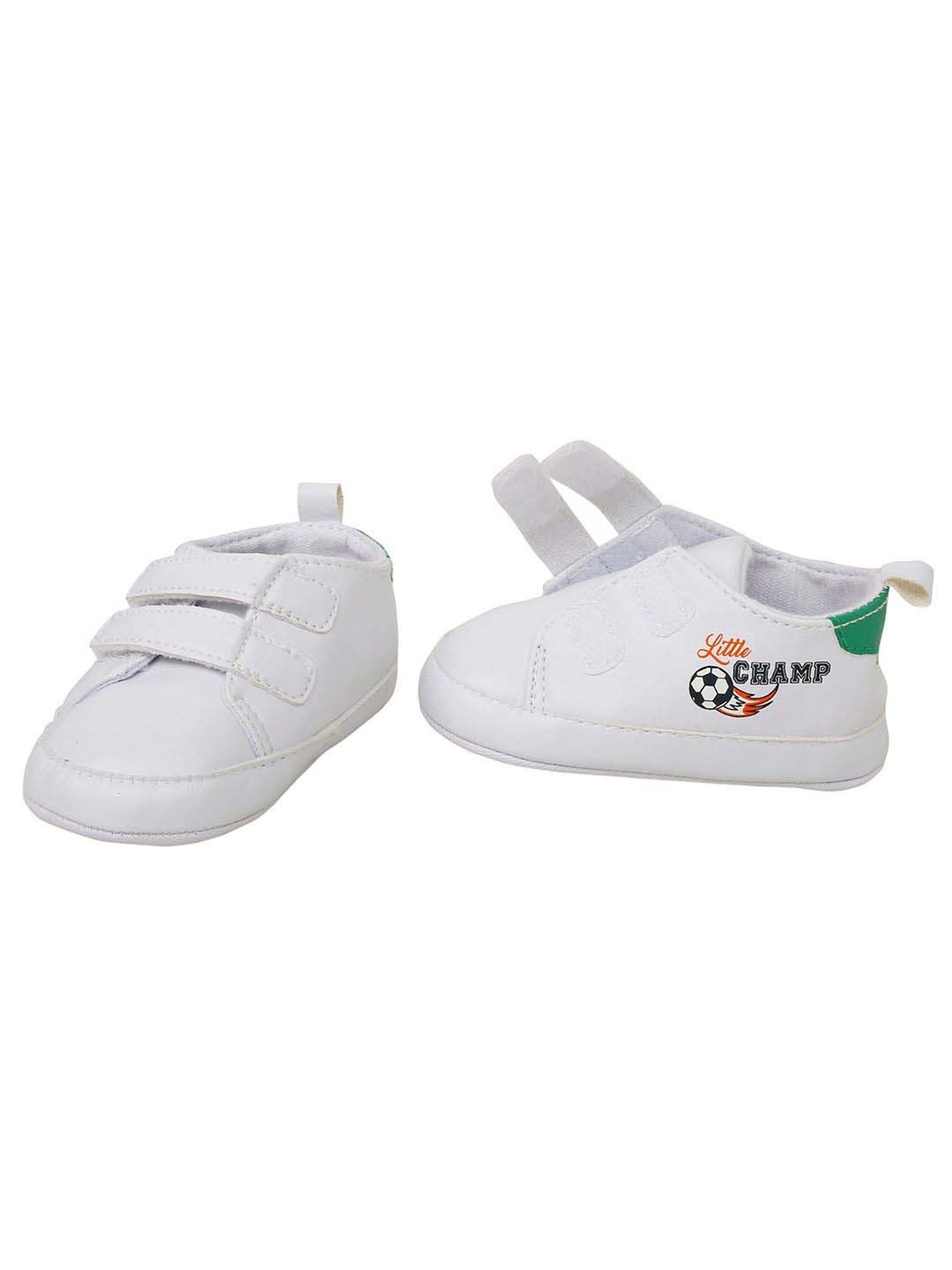 Baby Moo Kids White Casual Booties