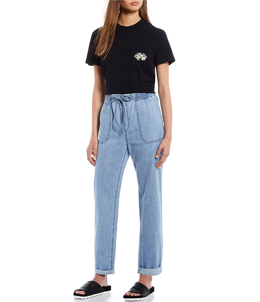 June & Hudson Paperbag Waist Belted Trouser Pants