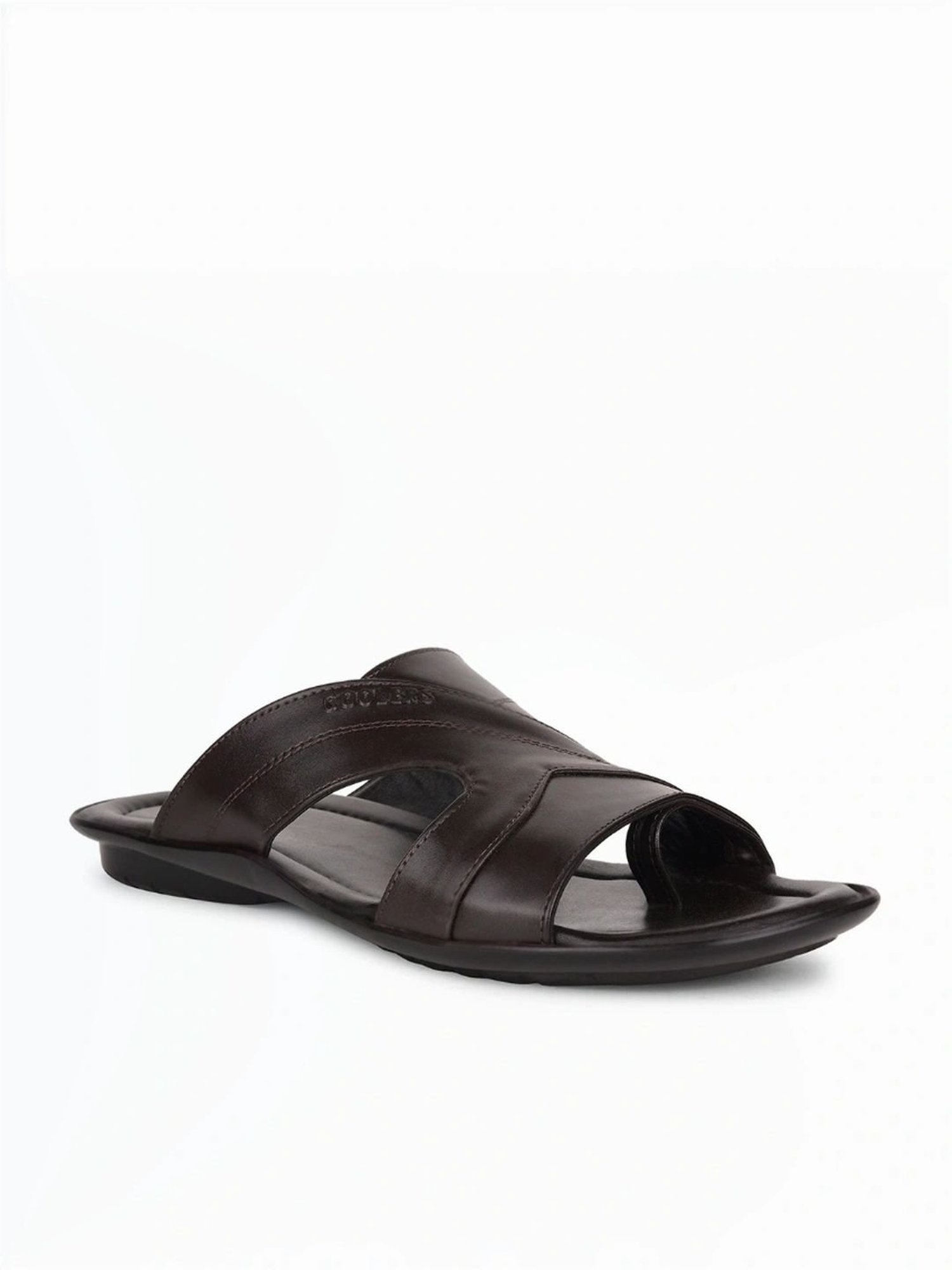 Coolers by Liberty Men's Brown Toe Ring Sandals