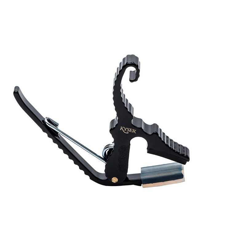 Kyser Short Cut 3-String Acoustic Guitar Capo Black