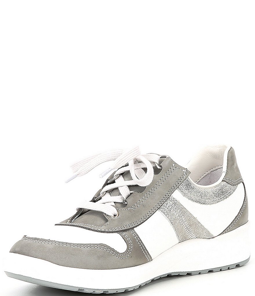 Mephisto Ruby Leather Lace-Up Sneakers