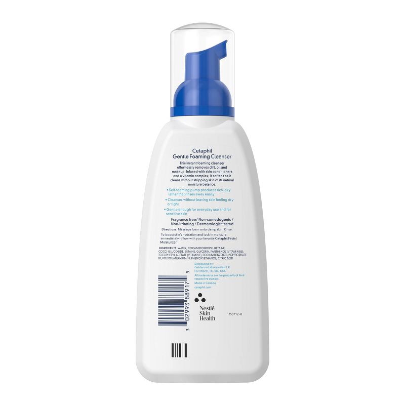 Cetaphil Gentle Foaming Facial Cleanser - 8oz