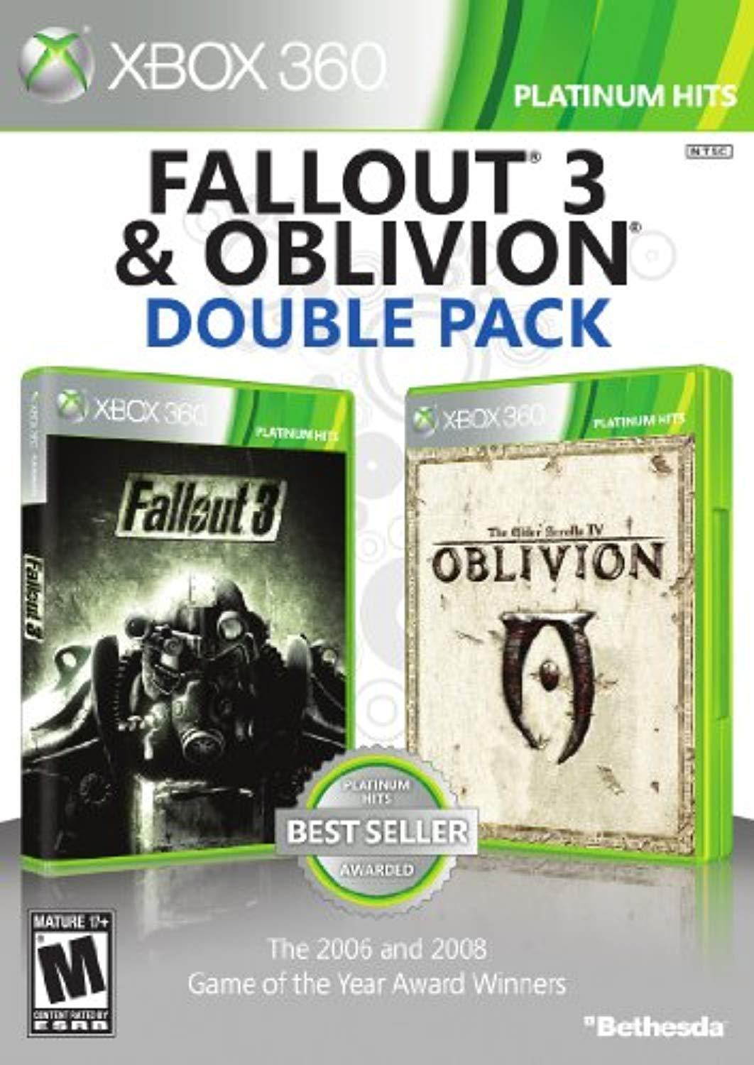 fallout 3 & oblivion double pack - xbox 360