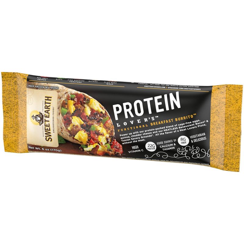 Sweet Earth Protein Lovers Frozen Breakfast Burrito - 6oz