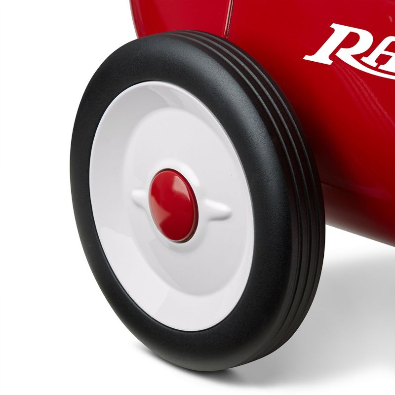 Radio Flyer 608Z Classic Style Design Steel Body Kids Little Red Roaster with Durable Quiet Drive Rubber Tires and Fun Sound Horn