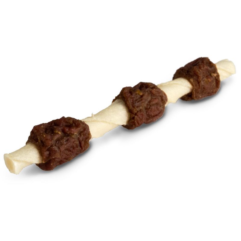 Buffalo Range Jerky Kabobs Hickory Smoked Flavor Rawhide Chew Dog Treats - 18ct