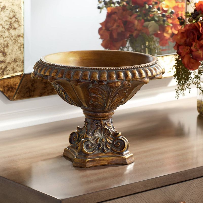 Kensington Hill Brighton 13" Wide Bronze Finish Decorative Bowl