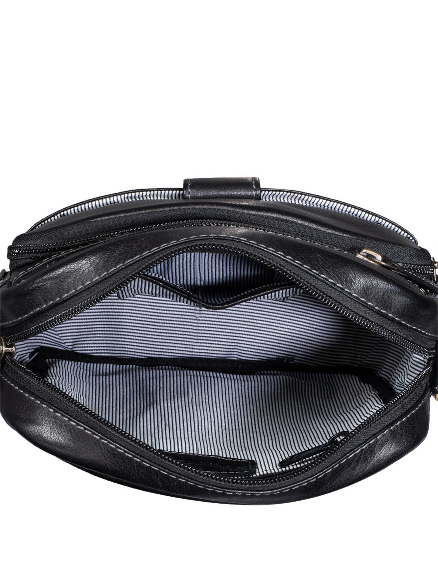 Mai Soli  Black Solid Medium Cross Body Bag