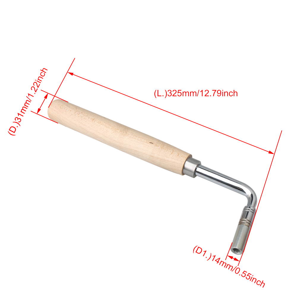 Hard Wrench Set Lever Jujube Wooden Piano Repair Tuning Mute Kit Tools and Case