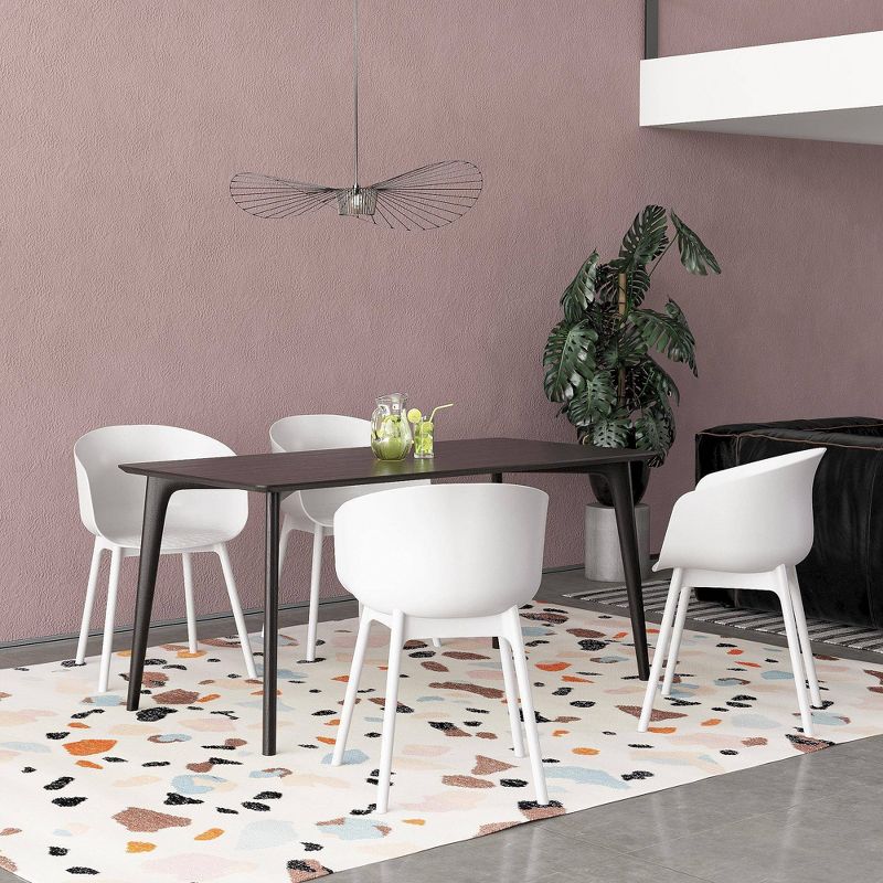 York 2pk XL Indoor/Outdoor Dining Chairs - White - Novogratz