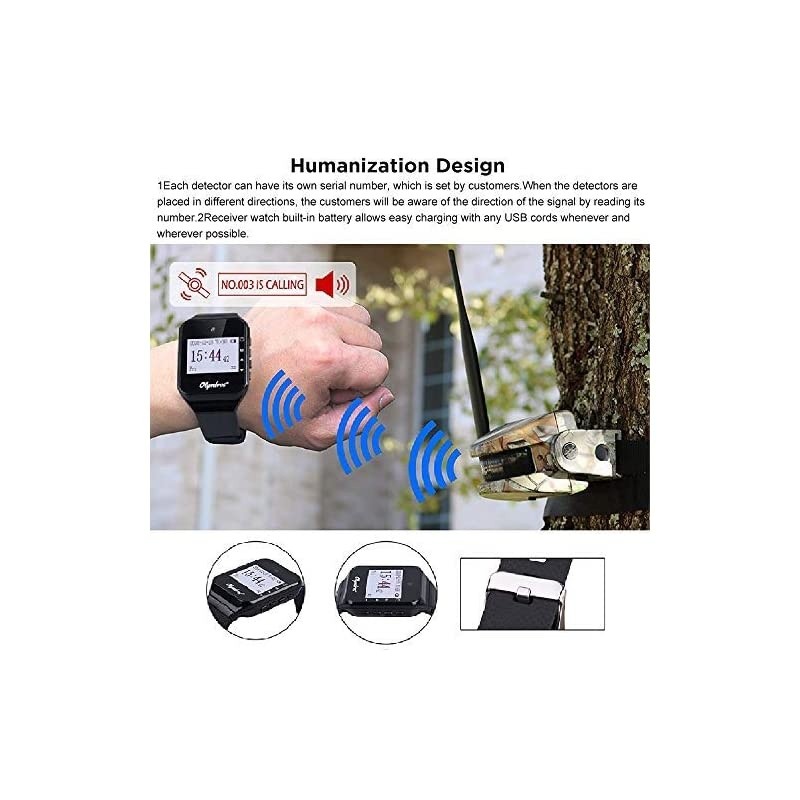 Security Sensors/Outdoor Animals Alarm System Kit 360&deg;20m/ Long Range IR IP54 Motion Detector&Sensor with Sound/Vibration/Visual Three Alerts for Hunting/Camping/Home Security