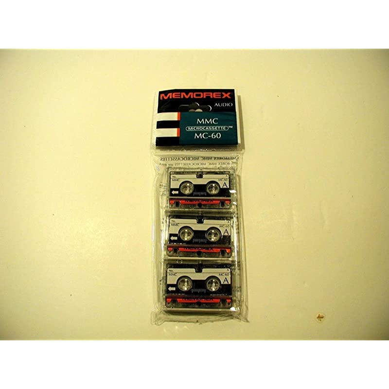 MMC MC60 3pk Microcassette Tape 11301101