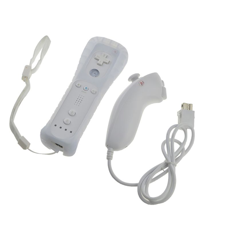 Voor Nintend Wii Draadloze GamePad Afstandbediening Zonder Motion Plus + Nunchuck Controller Joystick Voor Nintendo Wii Accessoires