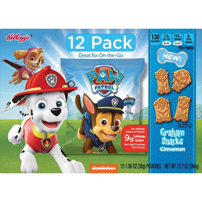 Paw Patrol Grahams Snacks - 12ct