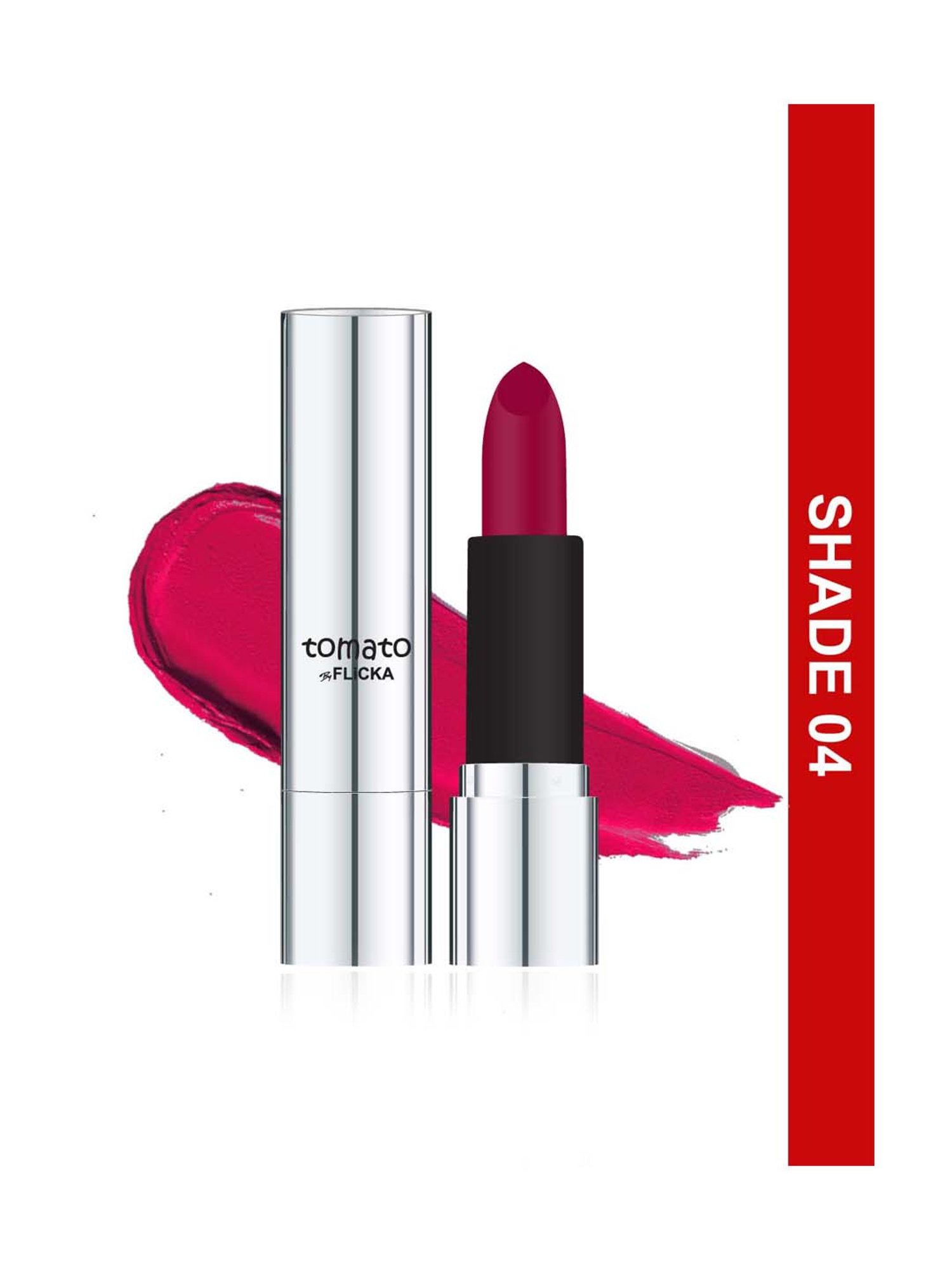FLiCKA Tomato By FLiCKA Lipstick 04 - 4 gm