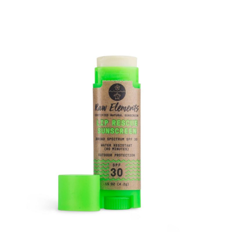 Raw Elements Outdoor Lip Rescue Balm - SPF 30 - 2ct