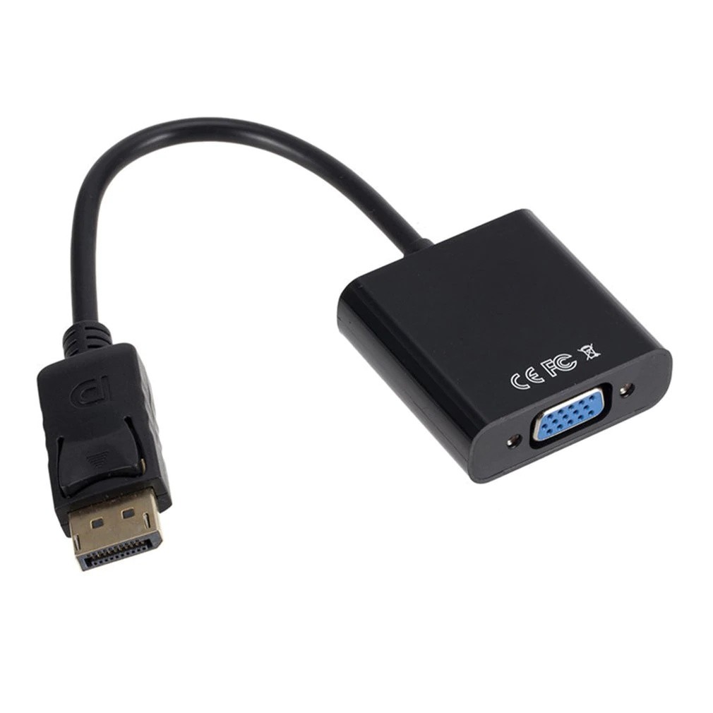 1 Pcs Displayport To Vga Dp To Vga Cable Large Dp To Vga Adapter Cable Dlle Dp Adapter Cable Dp Patch Cord