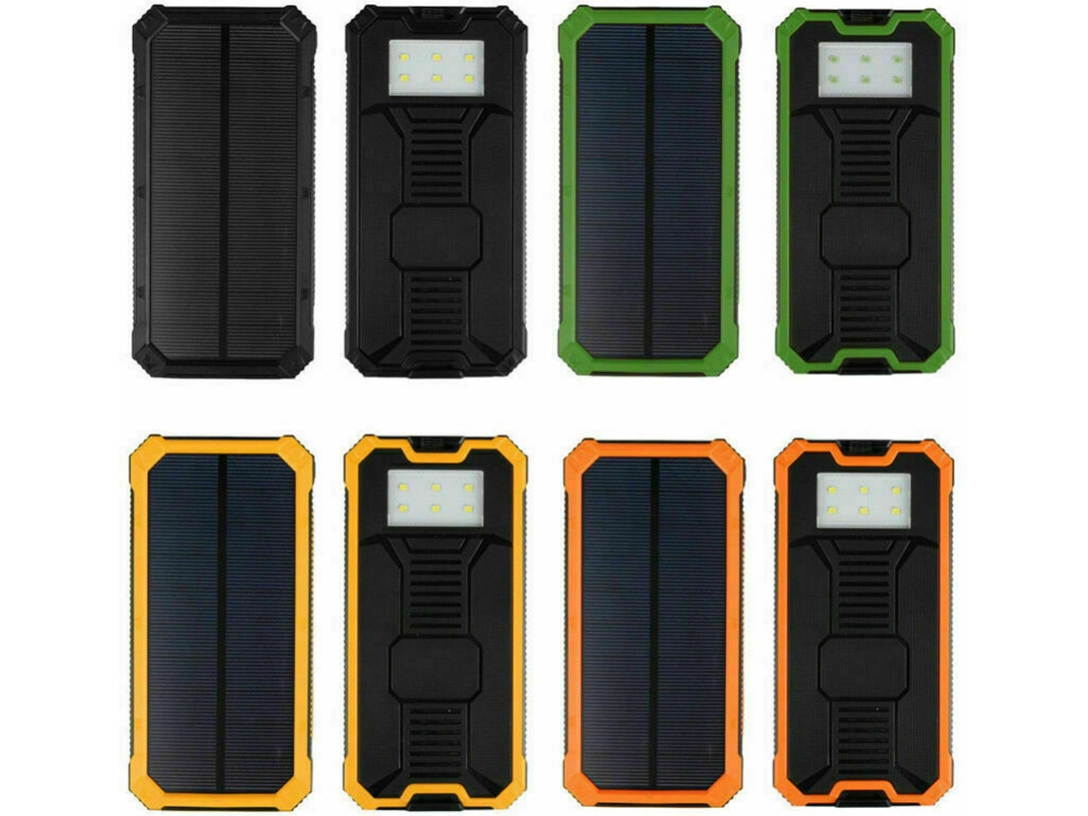 Solar Power Bank 10000mAh Double USB Solar Batterycharger External Battery Portable Charger Bateria Externa Pack for smart phone