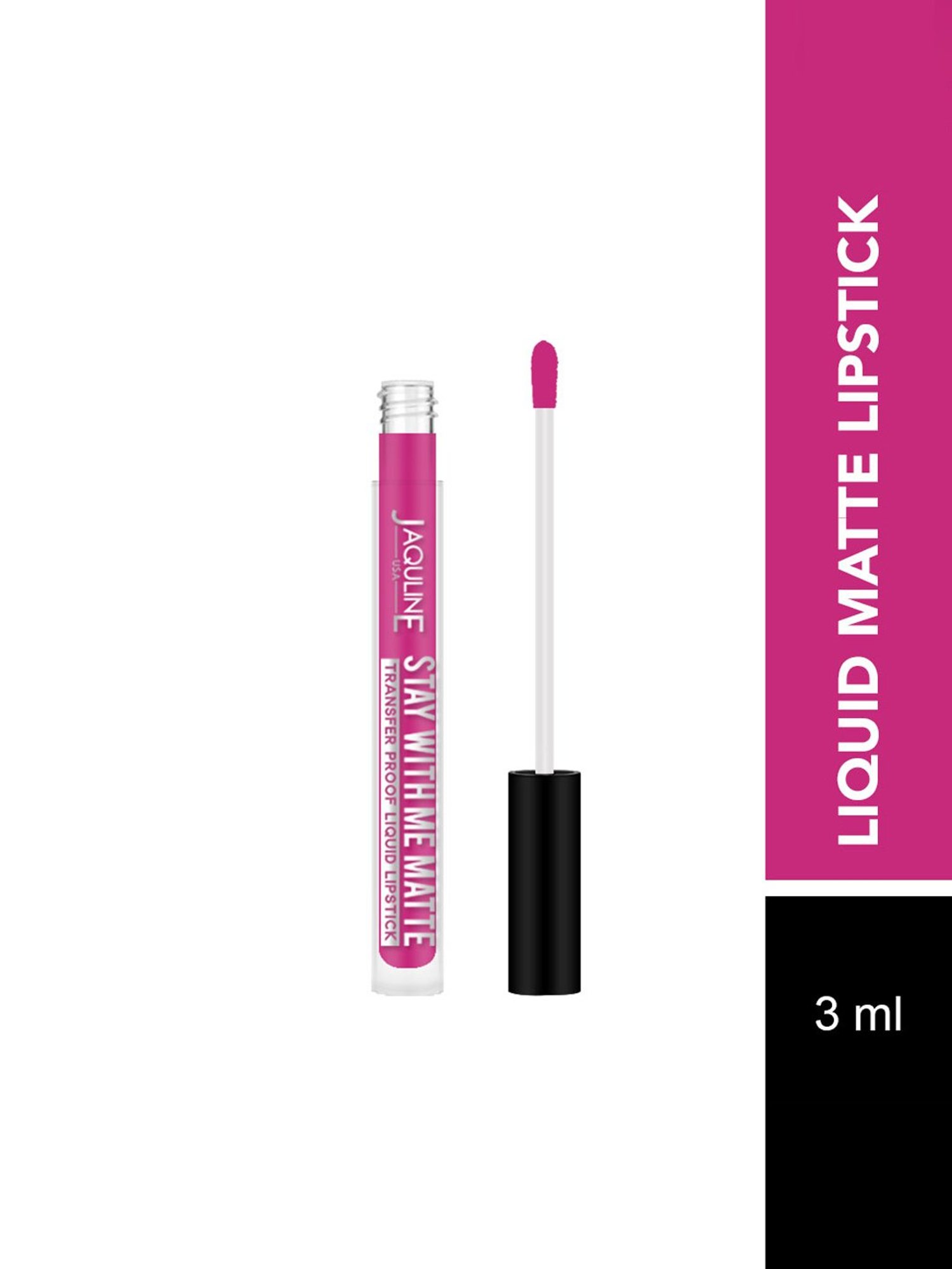 Jaquline USA Stay With Me Matte Liquid Lipstick Drama Queen - 3 ml