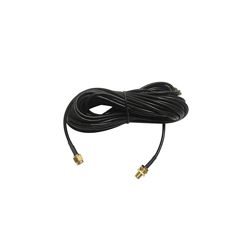 16ft WiFi RPSMA Coaxial Extension Cable for WiFi LAN WAN Router RG174 Antenna Extension Cable