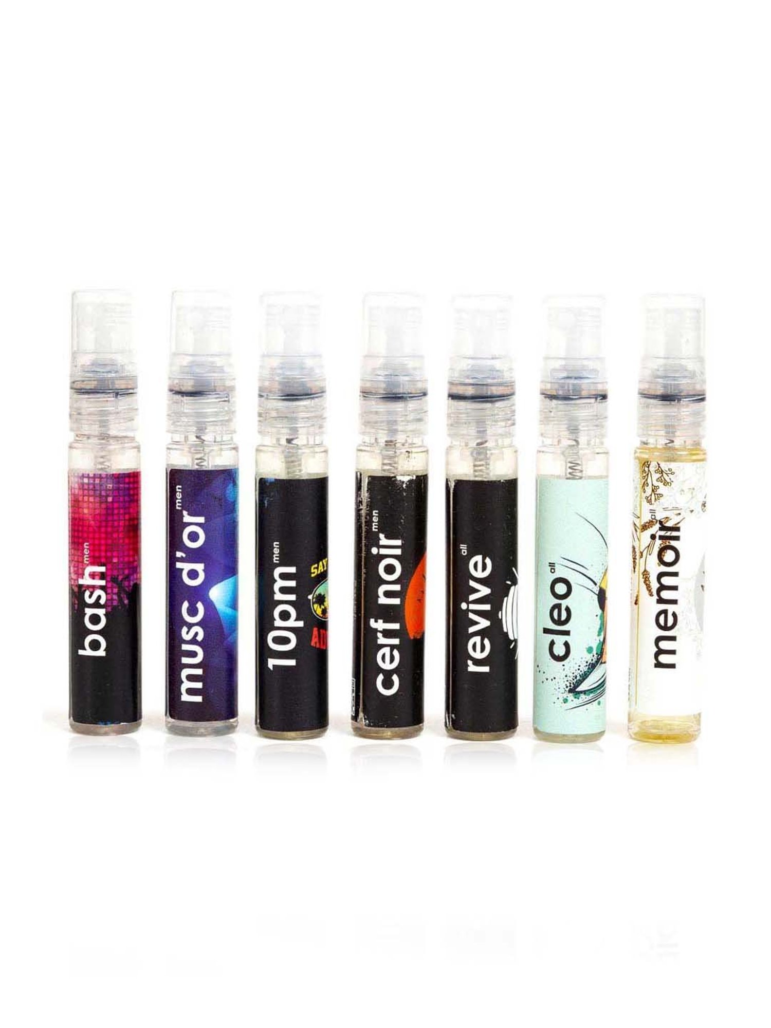 Adiveda Natural Perfume Tester Set of 7 for Men