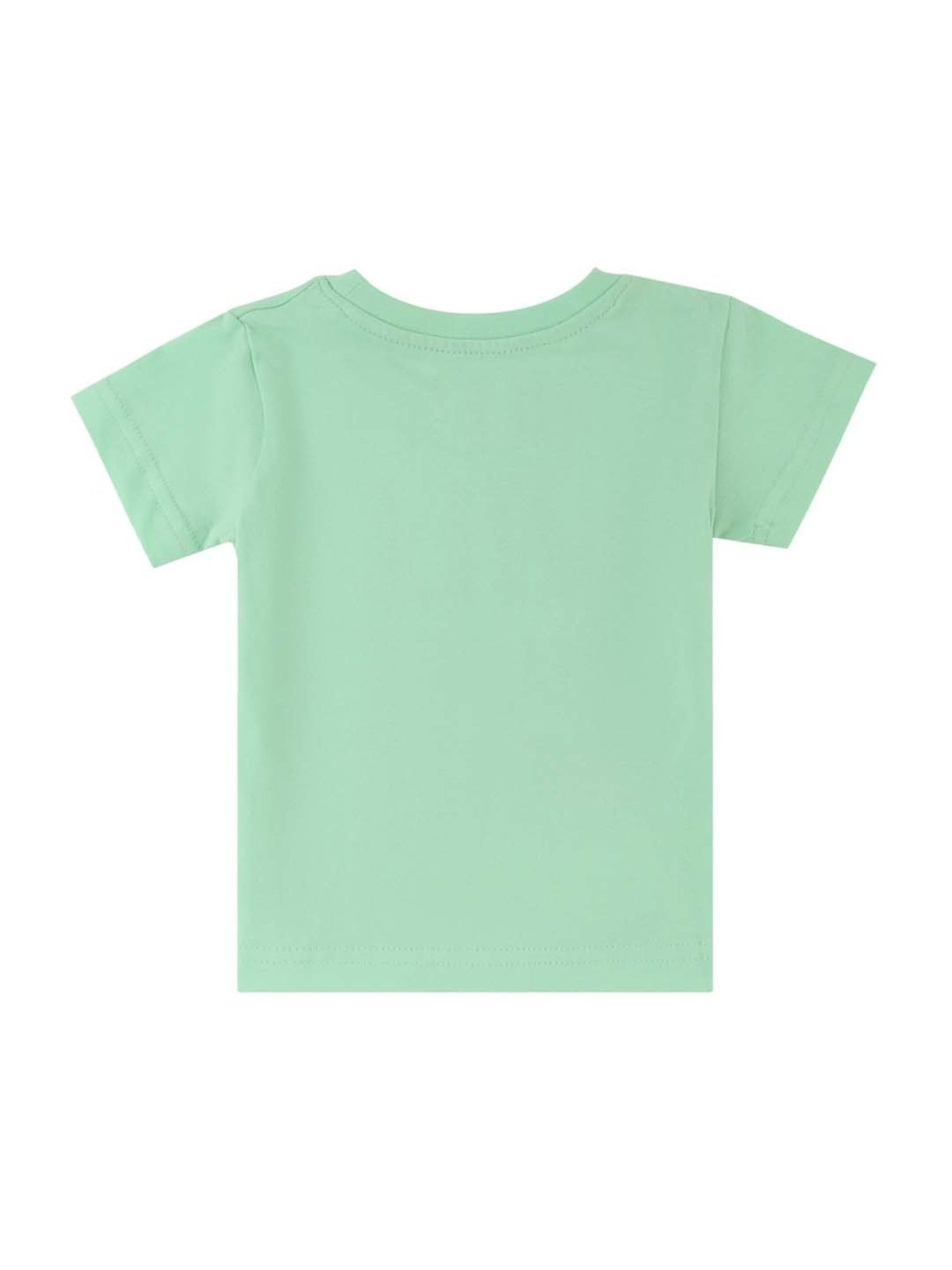 Bodycare Kids Green & Navy Cotton Printed T-Shirts Set