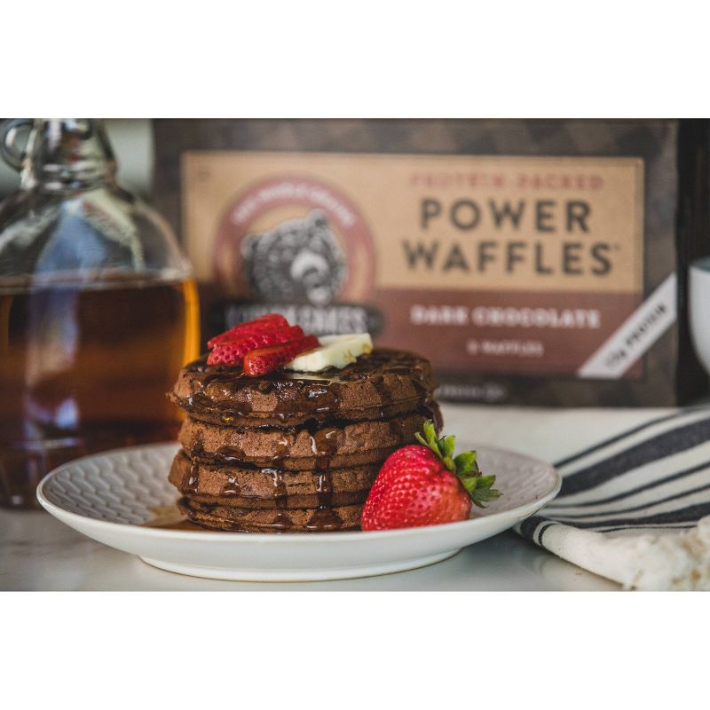 Kodiak Cakes Frozen Power Waffles Dark Chocolate  - 10.72oz/8ct